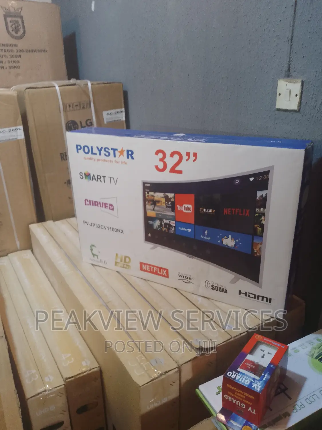 Smart Tv 32 Inches Curve Polystar