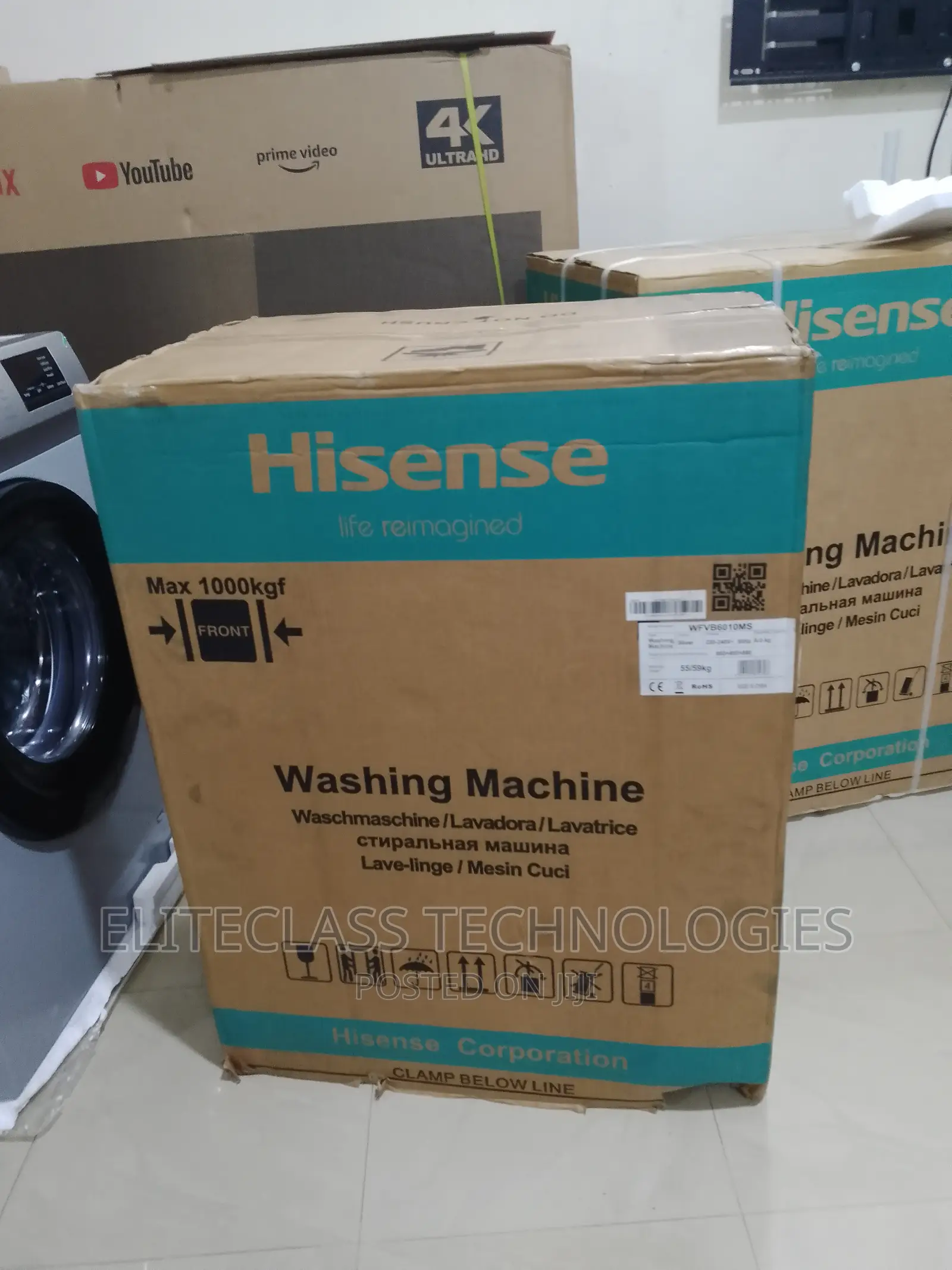 Original Hisense WM6010MS-WFVB Front Load Washing Machine