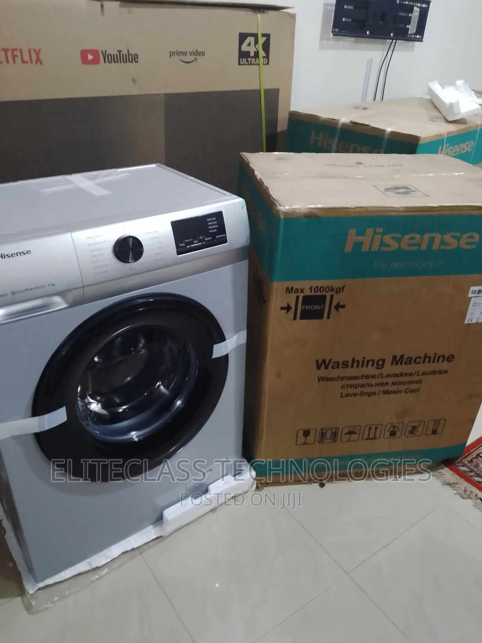 Original Hisense WM6010MS-WFVB Front Load Washing Machine