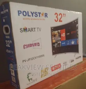 Brand New Polystar 32 Curve Smart Tv (Full Hd Led Smart