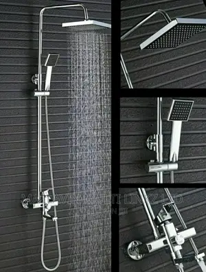 Polished Chrome Rainfall Bathroom Shower