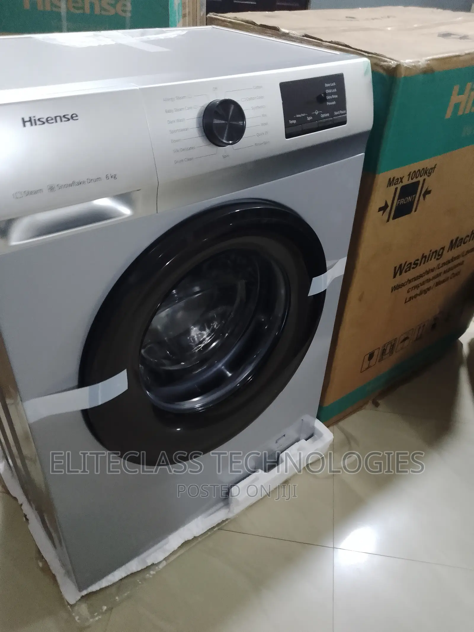 Hisense Durable Quick Wash 6KG Front Load Washing Machine