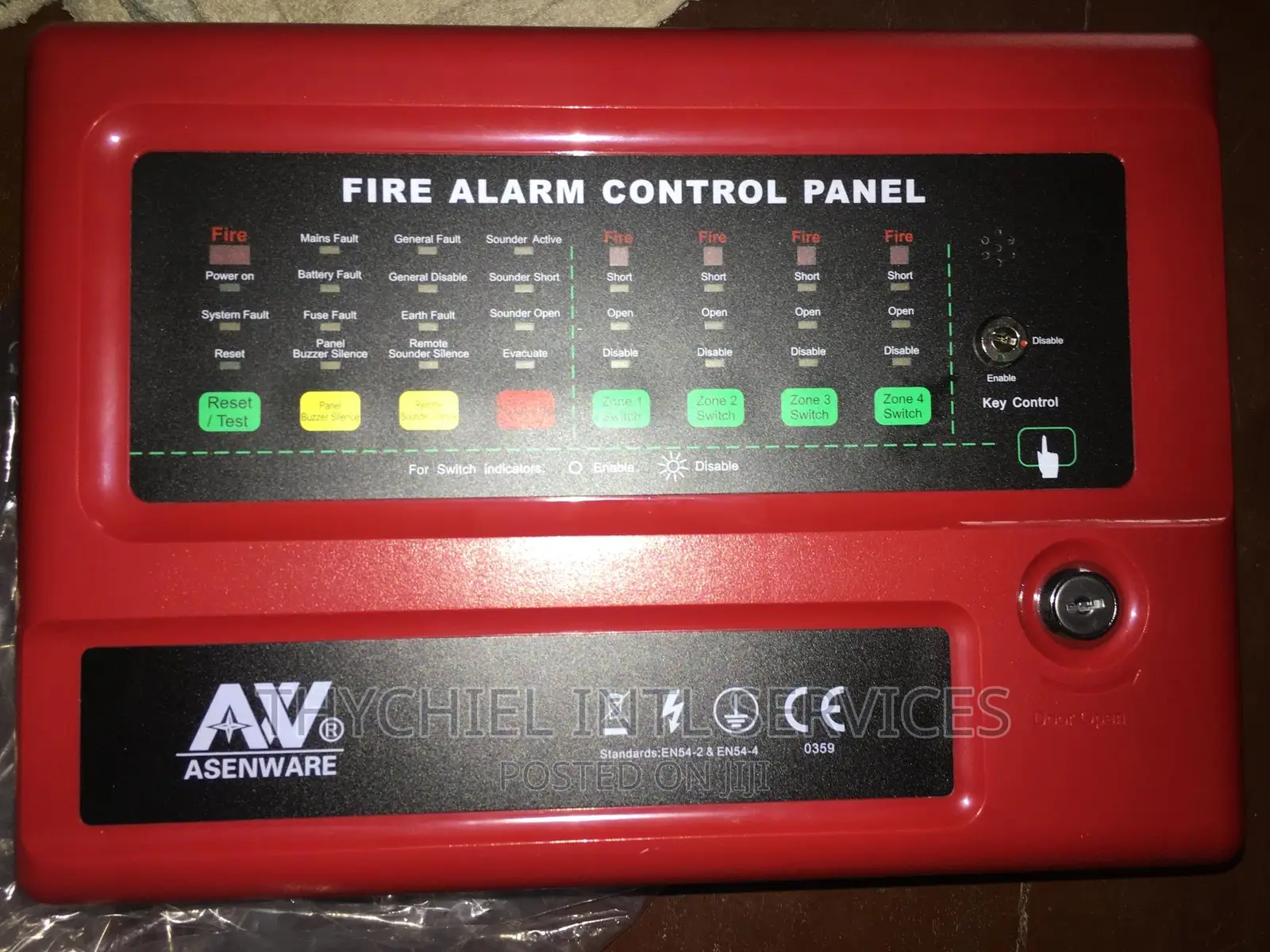 Fire Alarm Control Panel 4zone