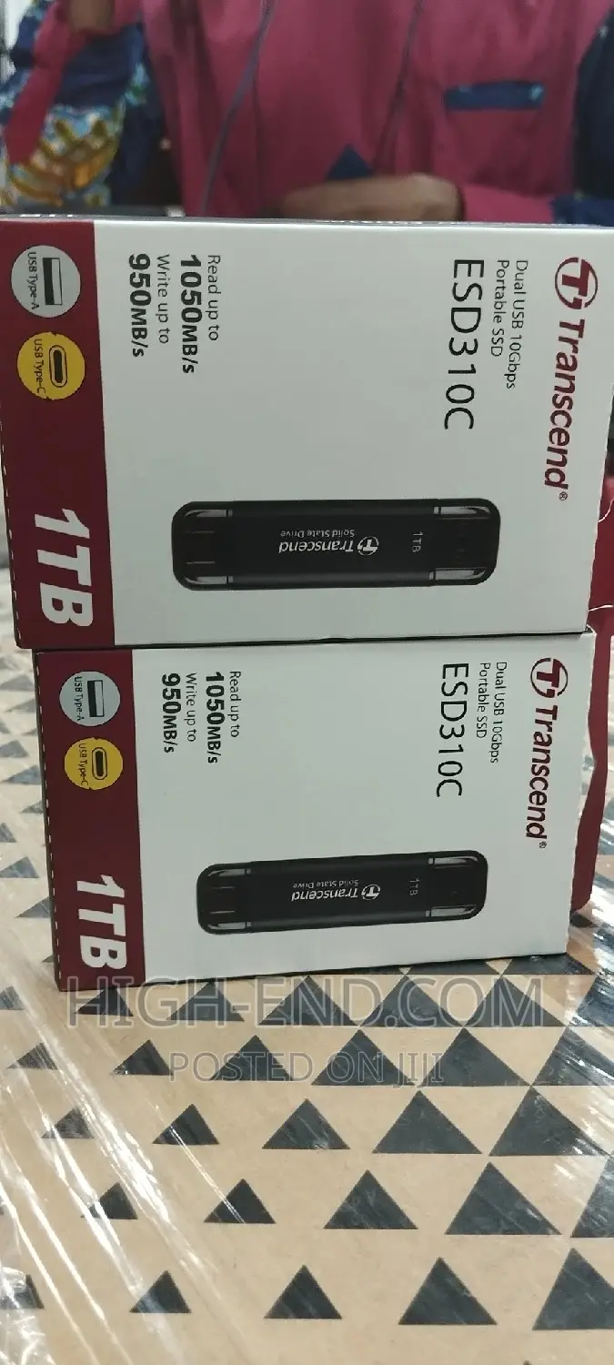 Transcend Dual Usb 10gbps Portable SSD Esd310c