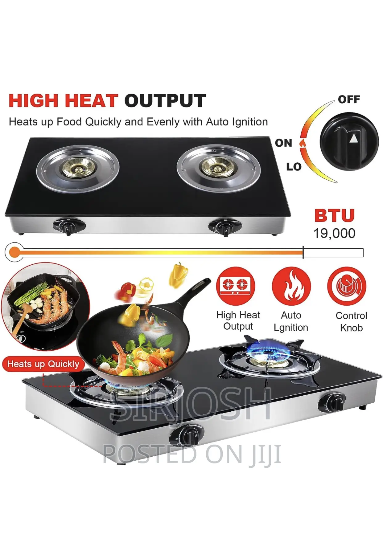 Sokany Gas Cooker in Lagos Island (Eko) Kitchen Appliances, Sirjosh