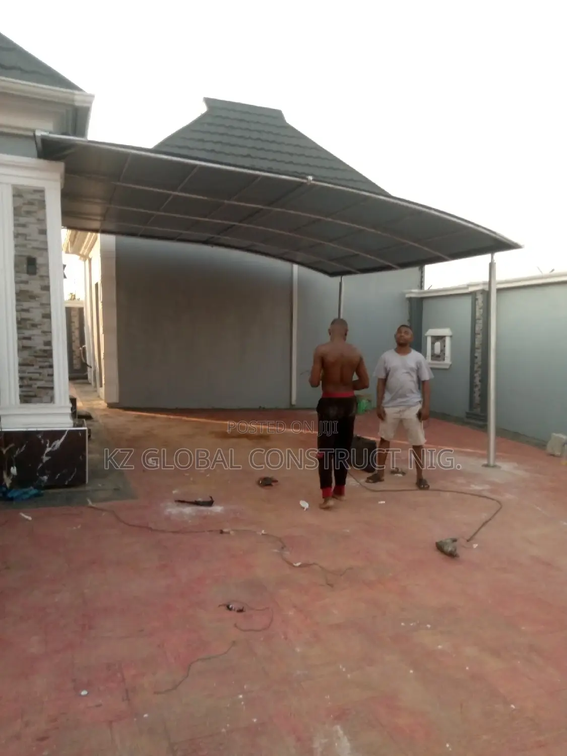 Carport With Wall Connector Series 2