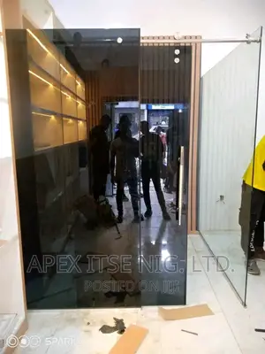 Grey Tinted Sliding Door
