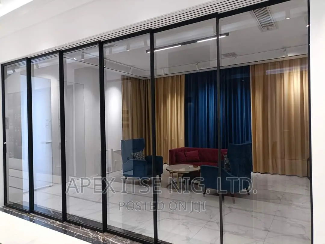 Black Alumi Profile Partition