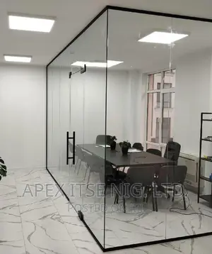 Rimless Office Glass Partition