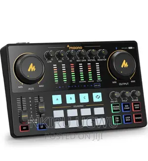 Maono Maonocaster Audio Interface Ame2 Livestreaming Mixer