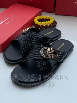 Salavatore Feragamo Original Leather Slipers