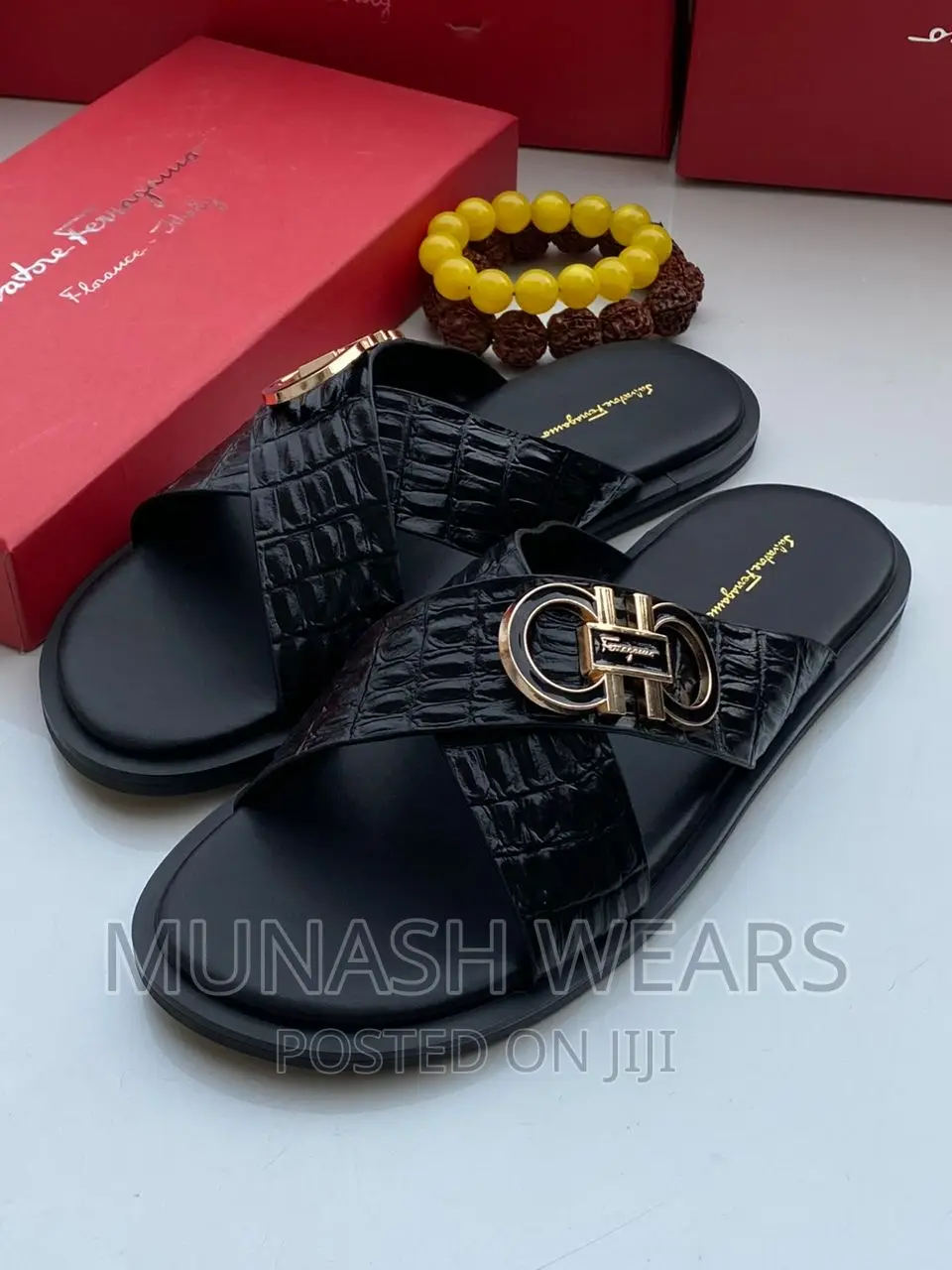Salavatore Feragamo Original Leather Slipers