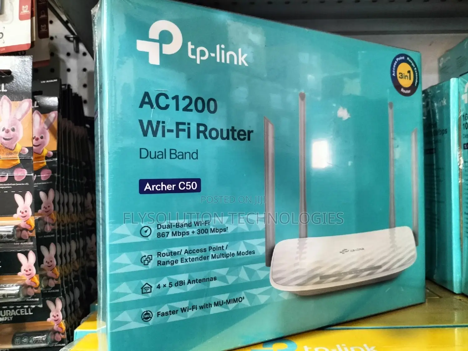 Tp-Link AC1200 Wi-Fi Router Dual Band Archer C50