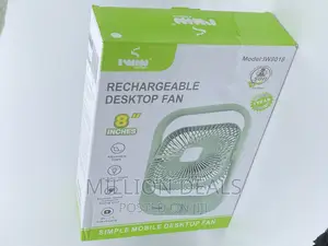 Unique Portable Rechargeable Desktop Fan