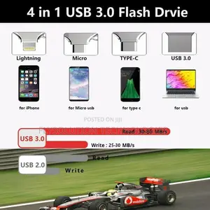USB 4 In 1 Flash Drive For Android, iPhone PC 32GB