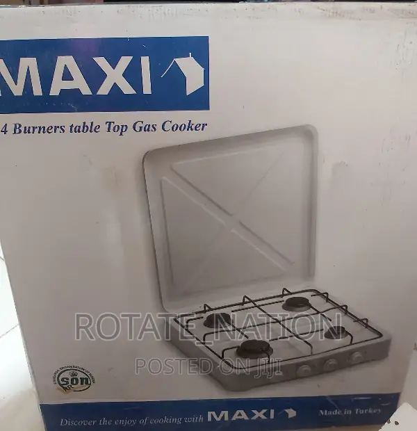 Maxi 4 Burners Table Top Gas Cooker