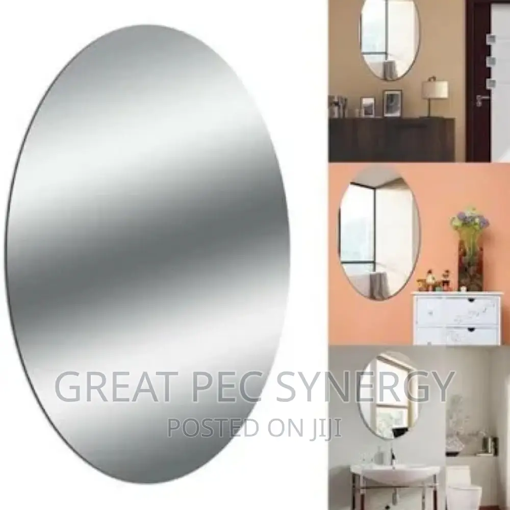 Big Oval Flexible Wall Mirror