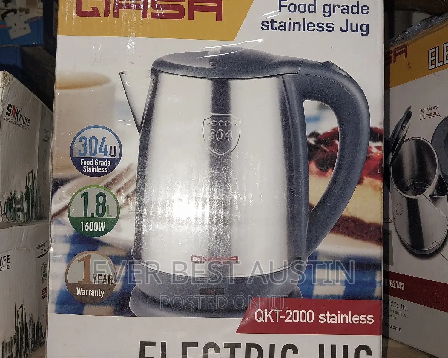 Qasa Stainless Jug