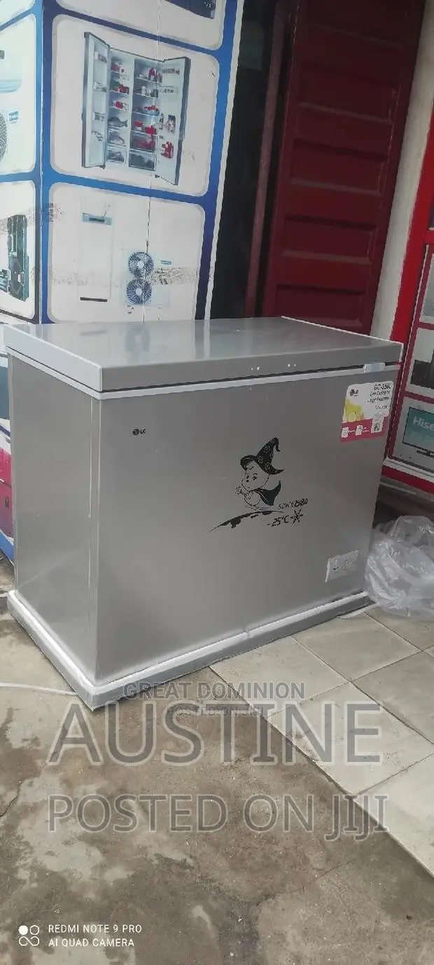 Brand New LG 350L Chest Freezer>>External Compressor>>Silver