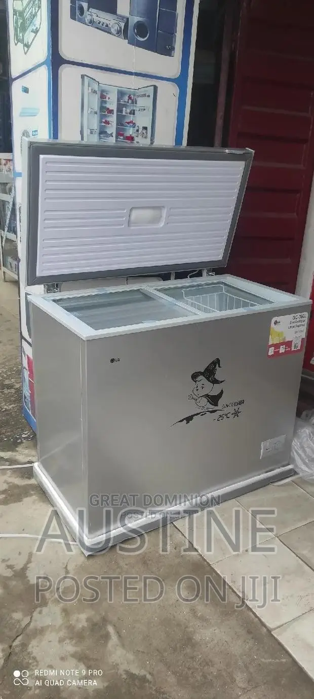Brand New LG 350L Chest Freezer>>External Compressor>>Silver