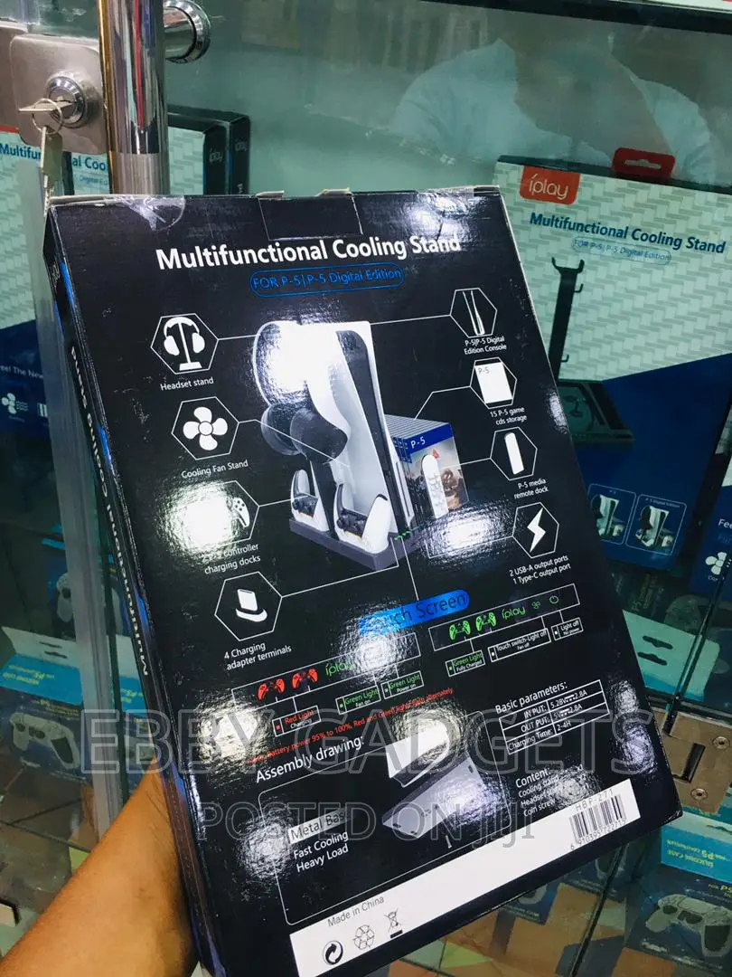 Ps5 Game Host Cooling Fan Base Ps5 Game Handle Charging Seat