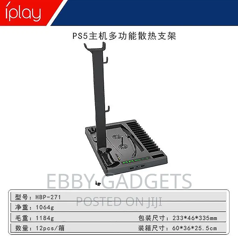 Ps5 Game Host Cooling Fan Base Ps5 Game Handle Charging Seat