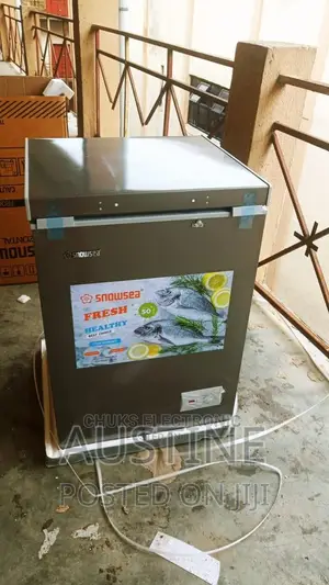 Brand New Snowsea 158L Chest Freezer>External>Silver Colour>