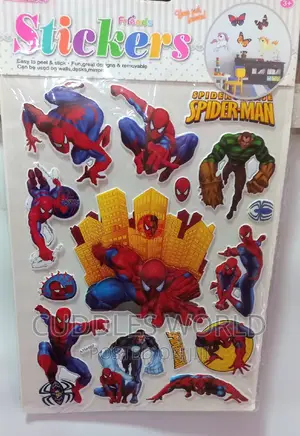 Kids 3D Character Wall Stickers