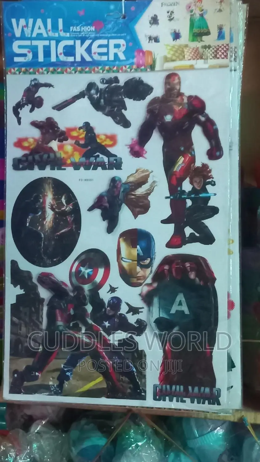 Kids 3D Character Wall Stickers