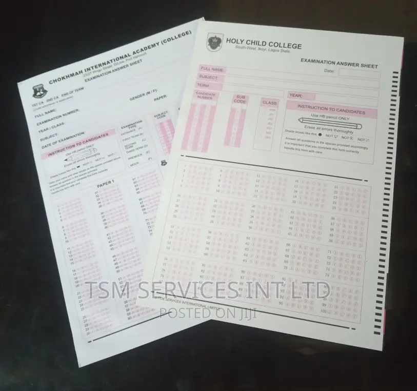 Optical Mark Reader - Omr Answer Sheets Printing