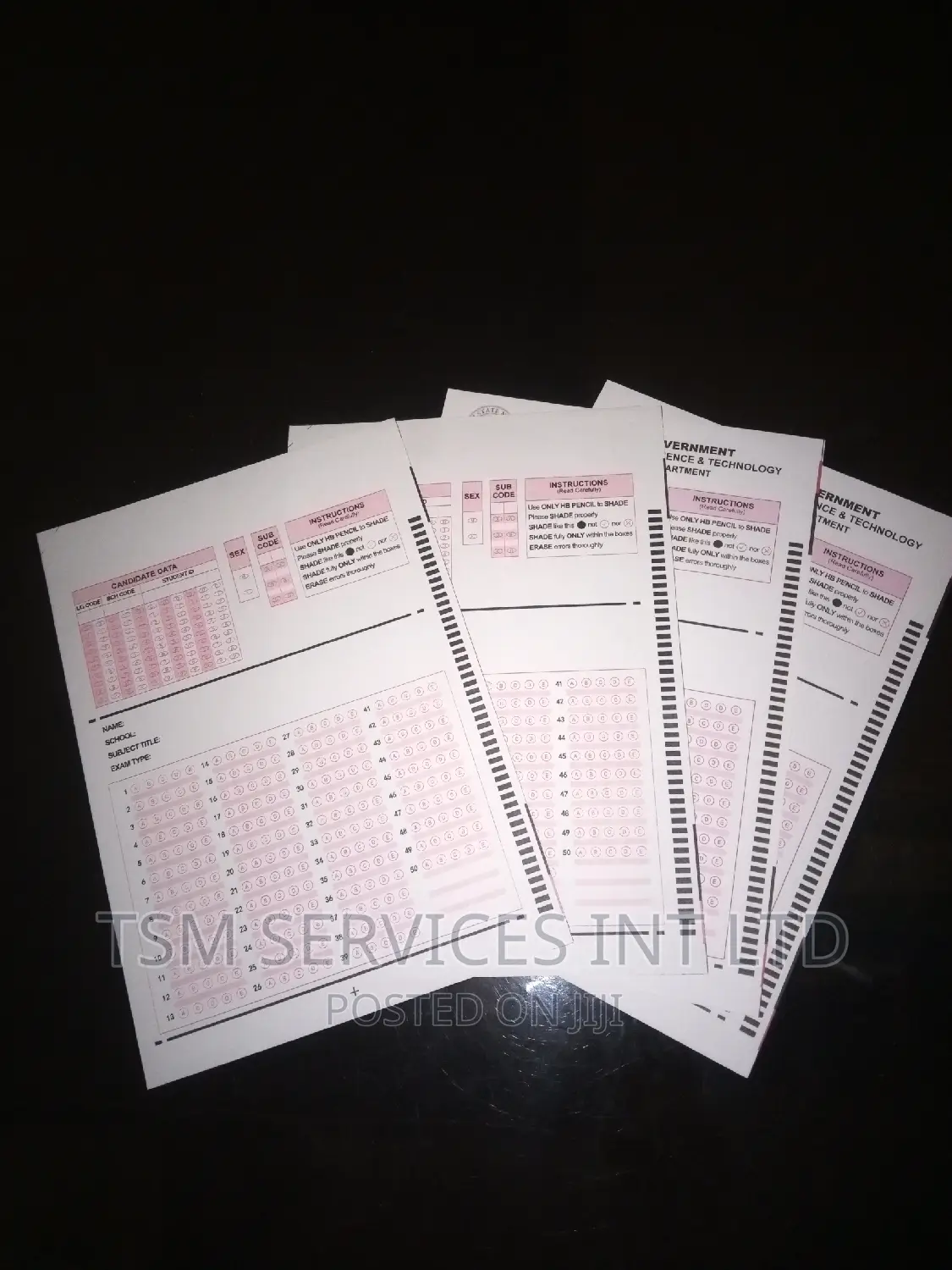 Optical Mark Reader - Omr Answer Sheets Printing