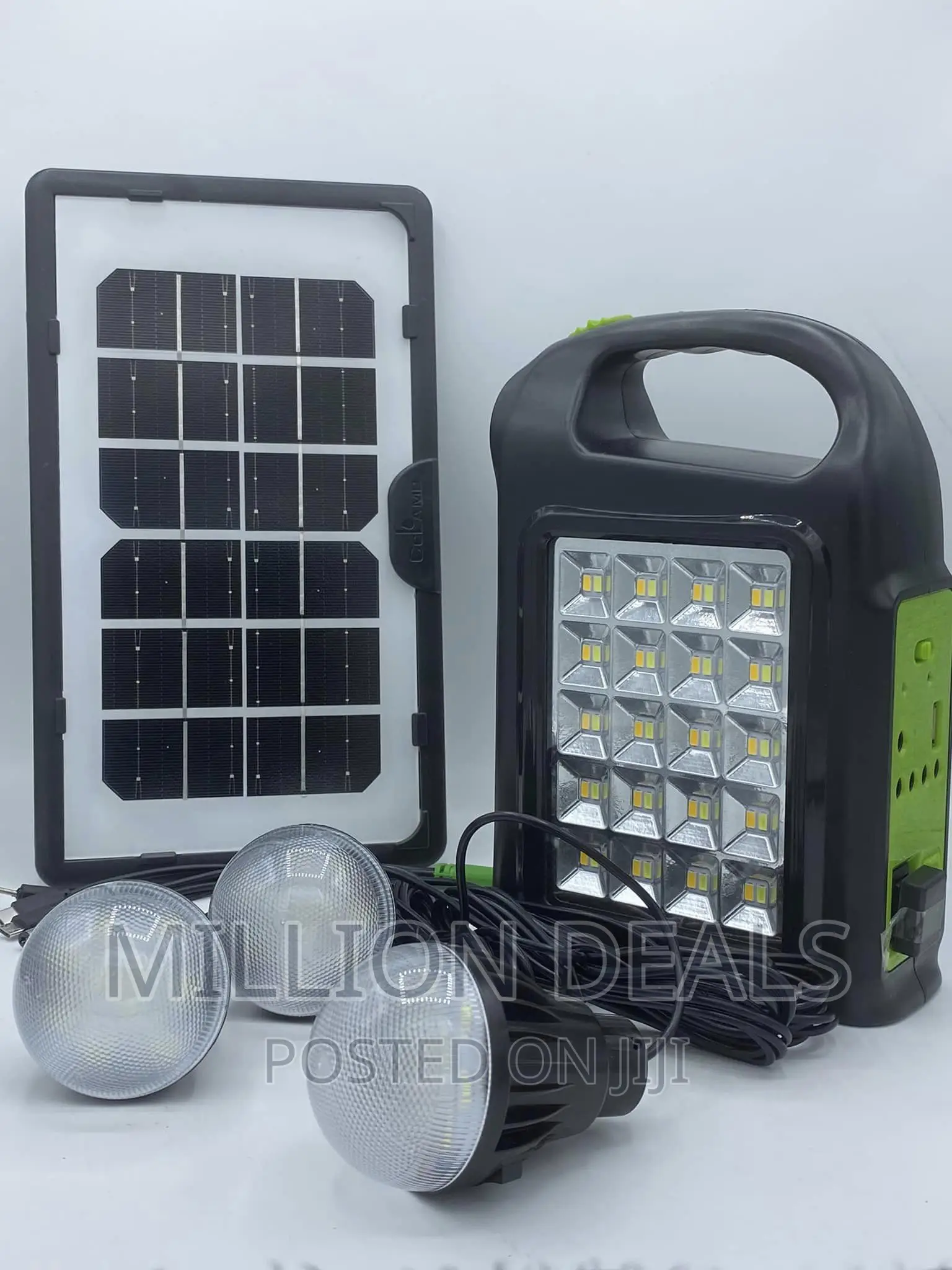 Classic Portable Solar Charging System With 3bulbs