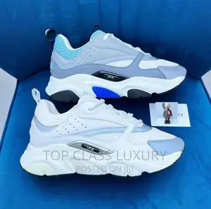 Dior Essentials B22 Sneaker White Technical Mesh and Smooth