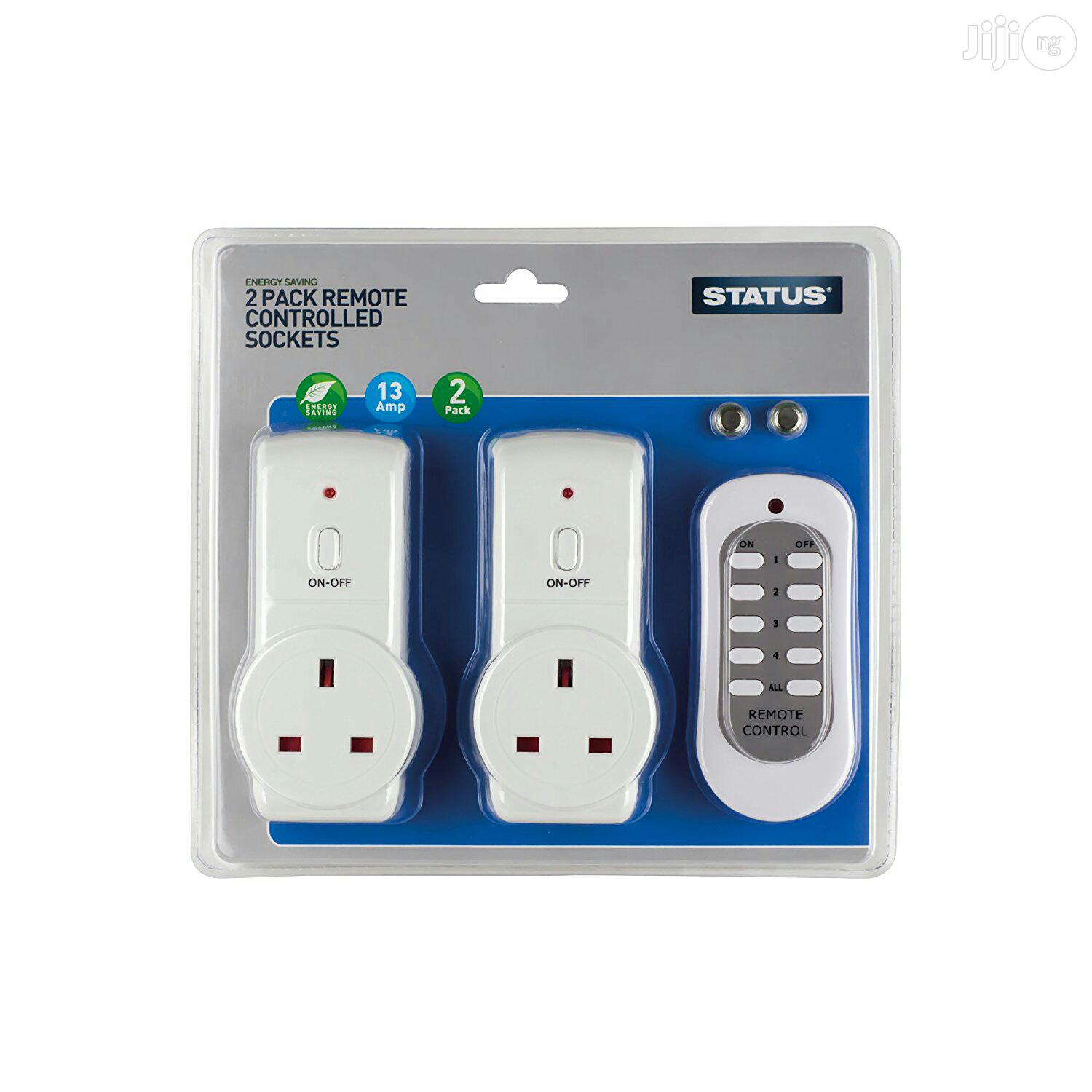 UK Status Remote Control Socket - White (Pack of 2)