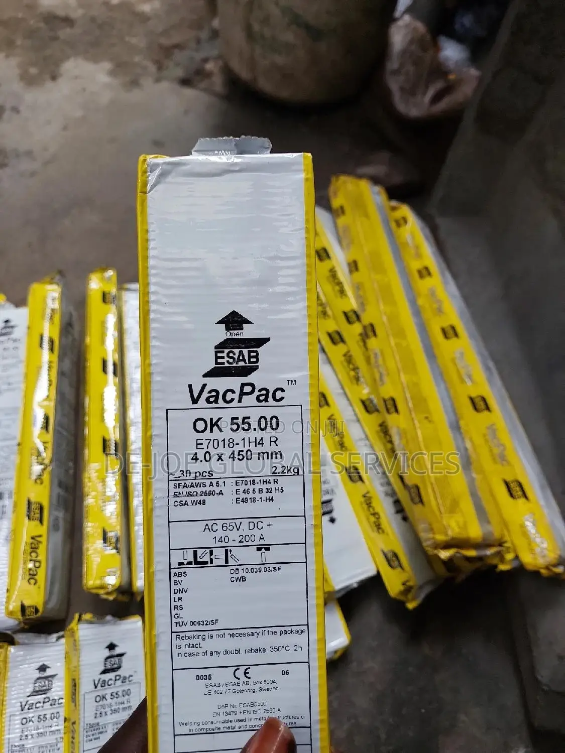 Vacpac Electrode Esab 4mm 7018