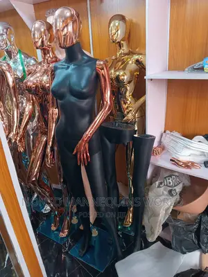 Size 8 Black And Rose Gold Female Mannequins
