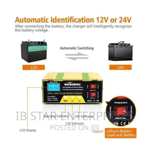 Automatic Intelligent Car Battery Charger Pulse Repair