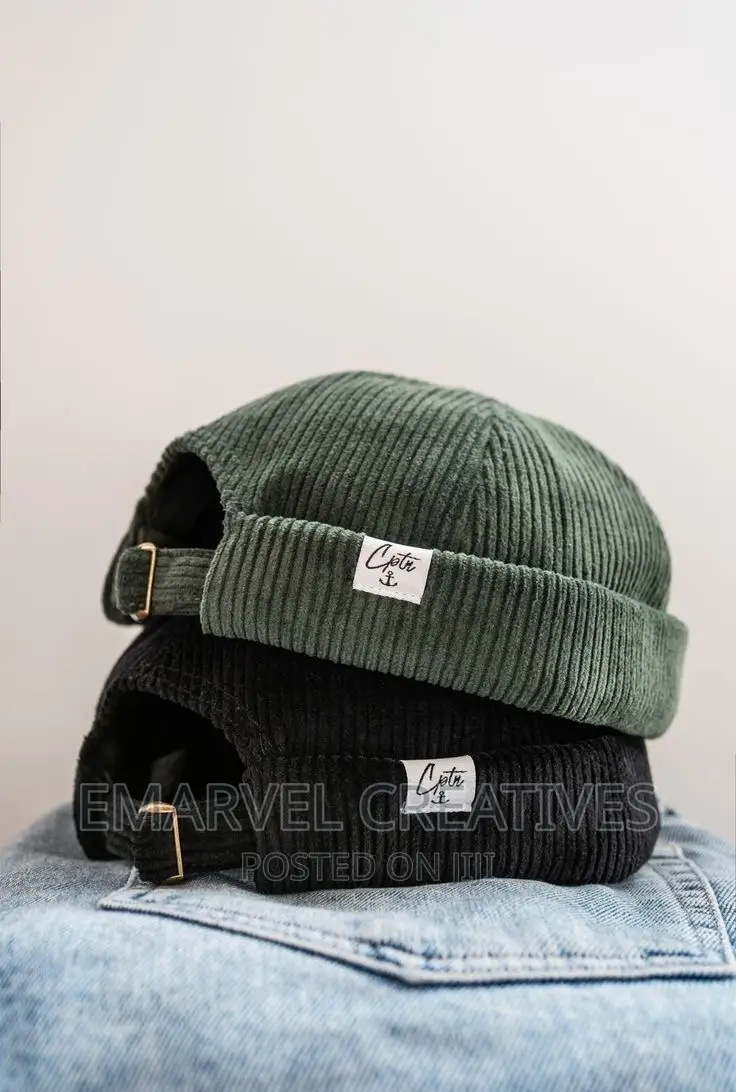 Watermelon Faceless Courdroy Cap