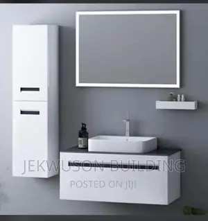 Luxury Cabinet Wash Hand Basin With Mirror.