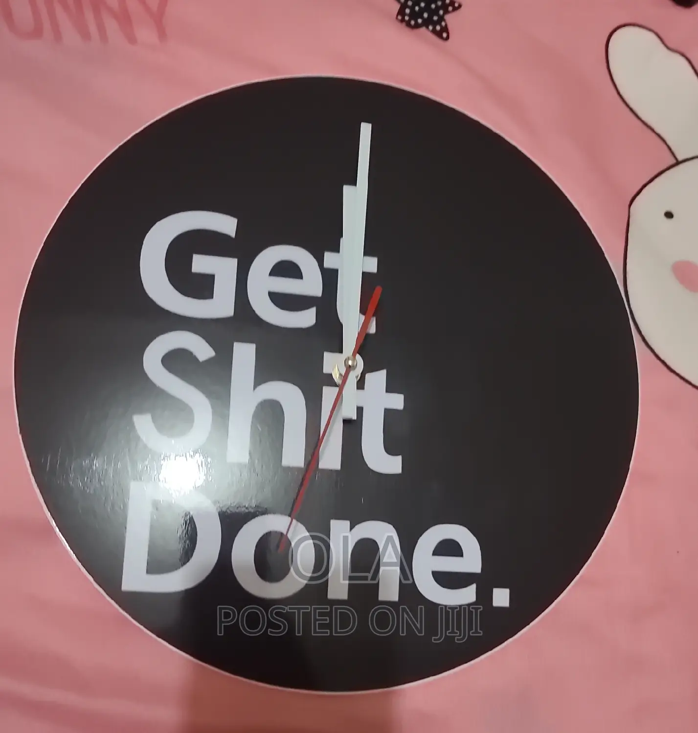 Get Shit Done Wall Clock
