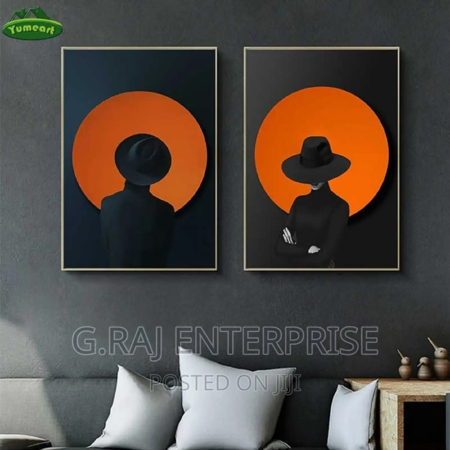 Payment on Delivery Luxury Artwork Frame 2sets at 2/3ft