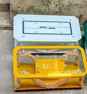 Glass Center Table With Wooden Legs