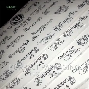 Black Generic Greaseproof Deli Paper