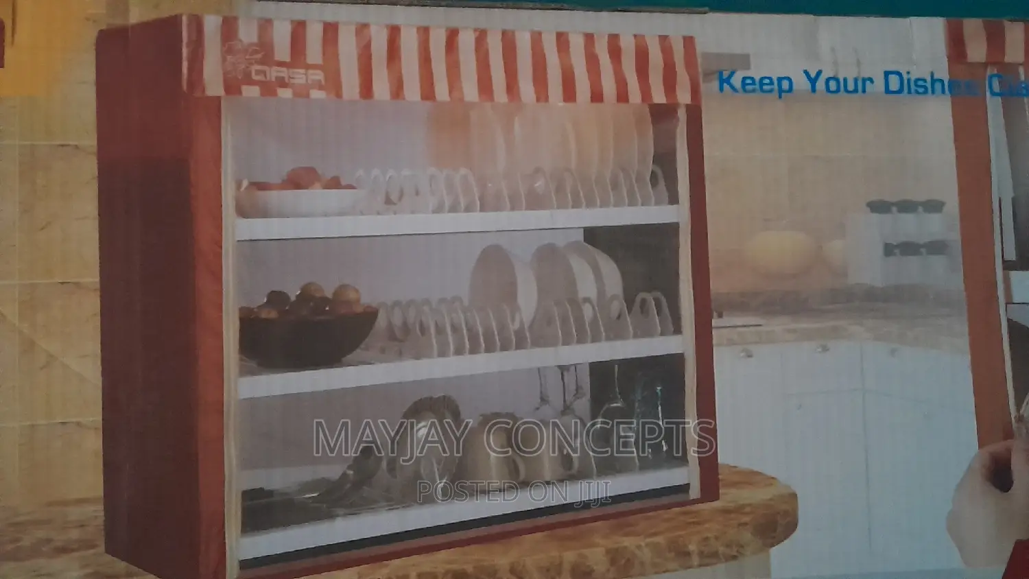 QASA Dish Drainer Food Cabinet QDR-375C