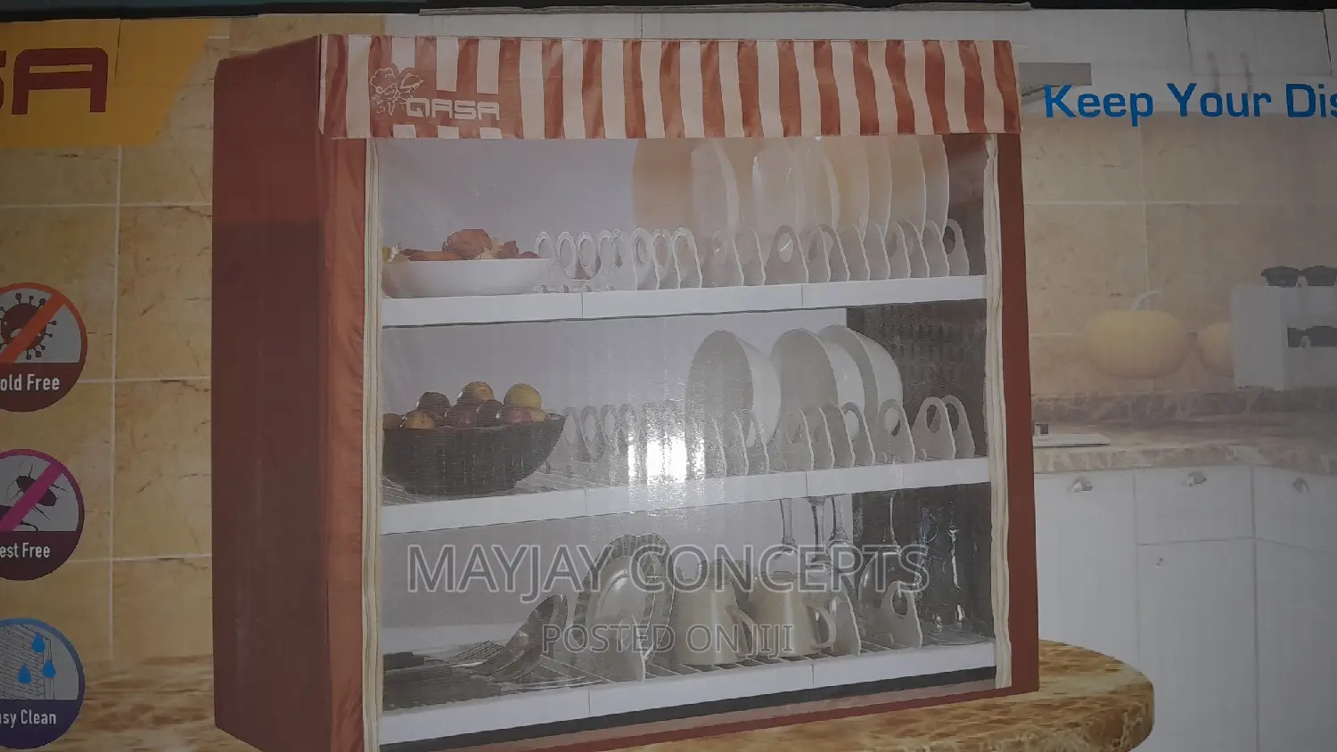 QASA Dish Drainer Food Cabinet QDR-375C