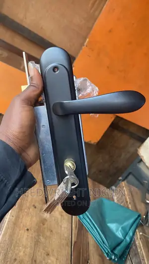 Black Security Door Entry Lock