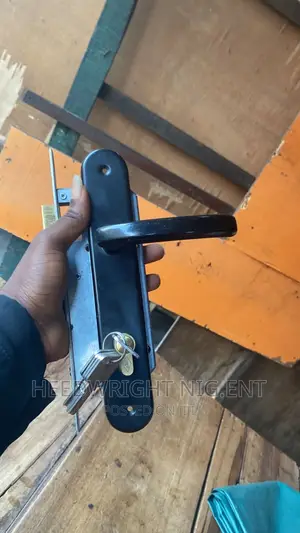 Black Security Door Entry Lock