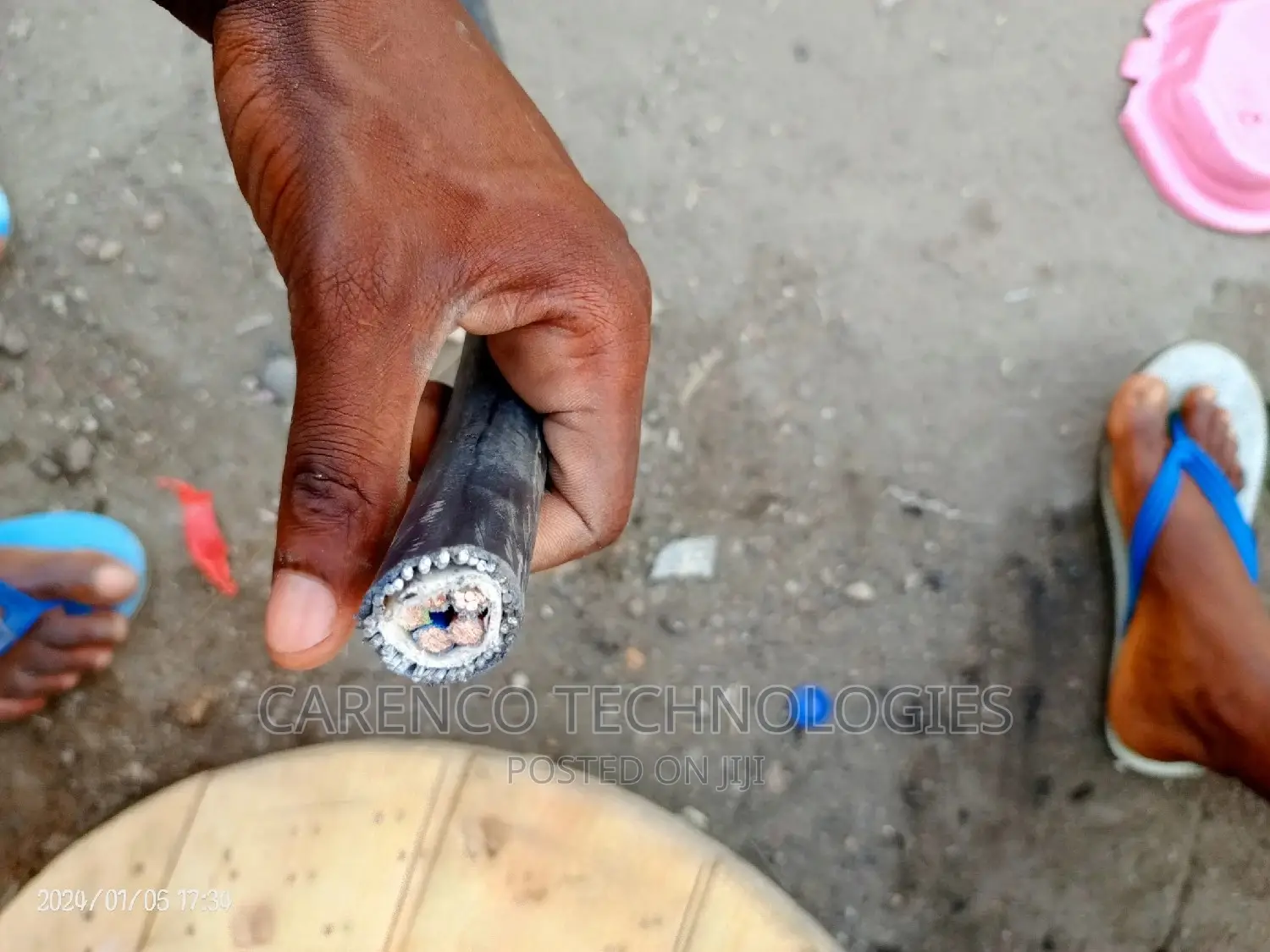 16mm2 X 5core Armoured Cable