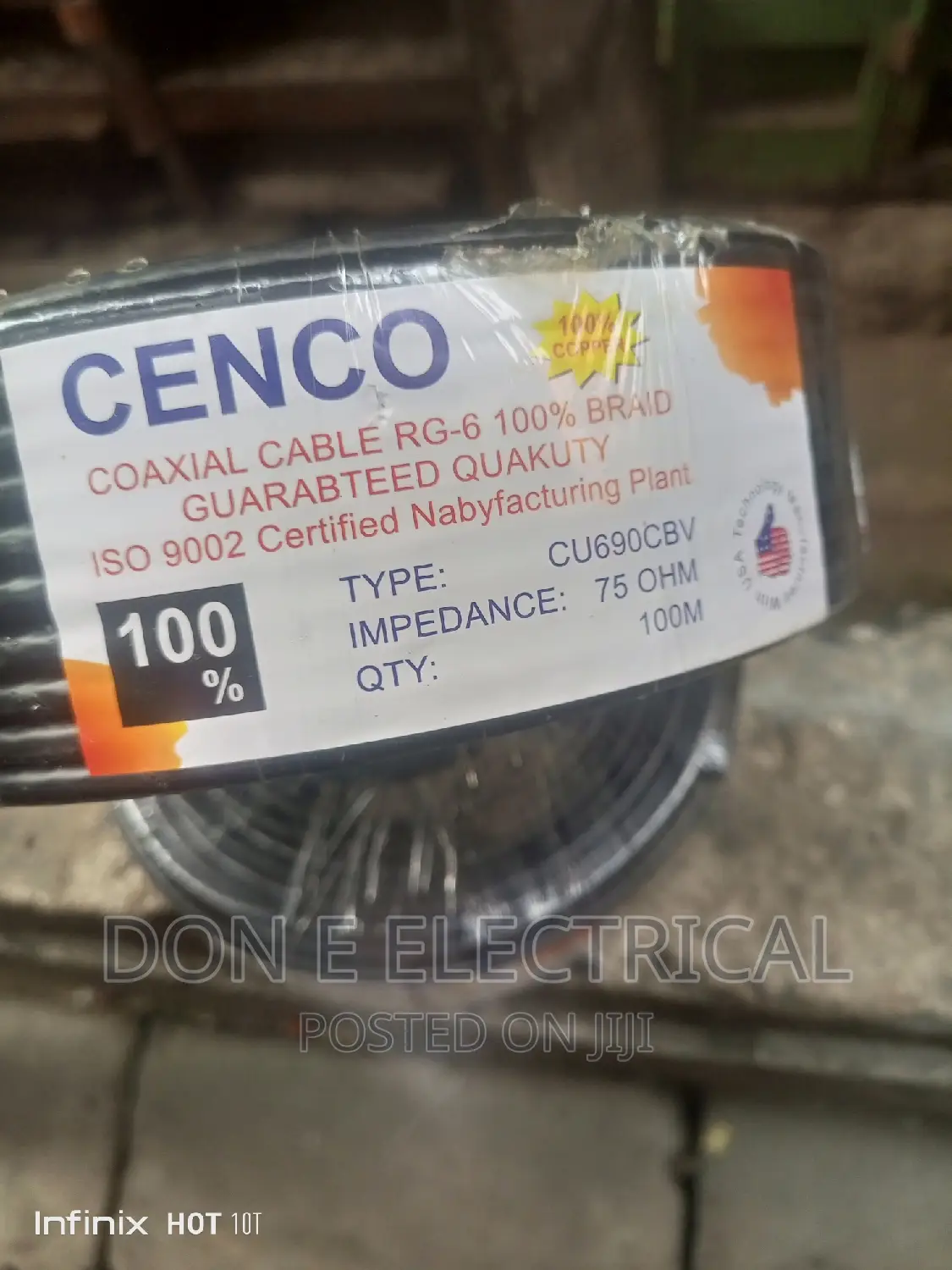 DSTV Coaxial Cable - Don E electrical enterprises Price: ₦ 20,000 on ...