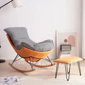 Rocking Chair With Stool